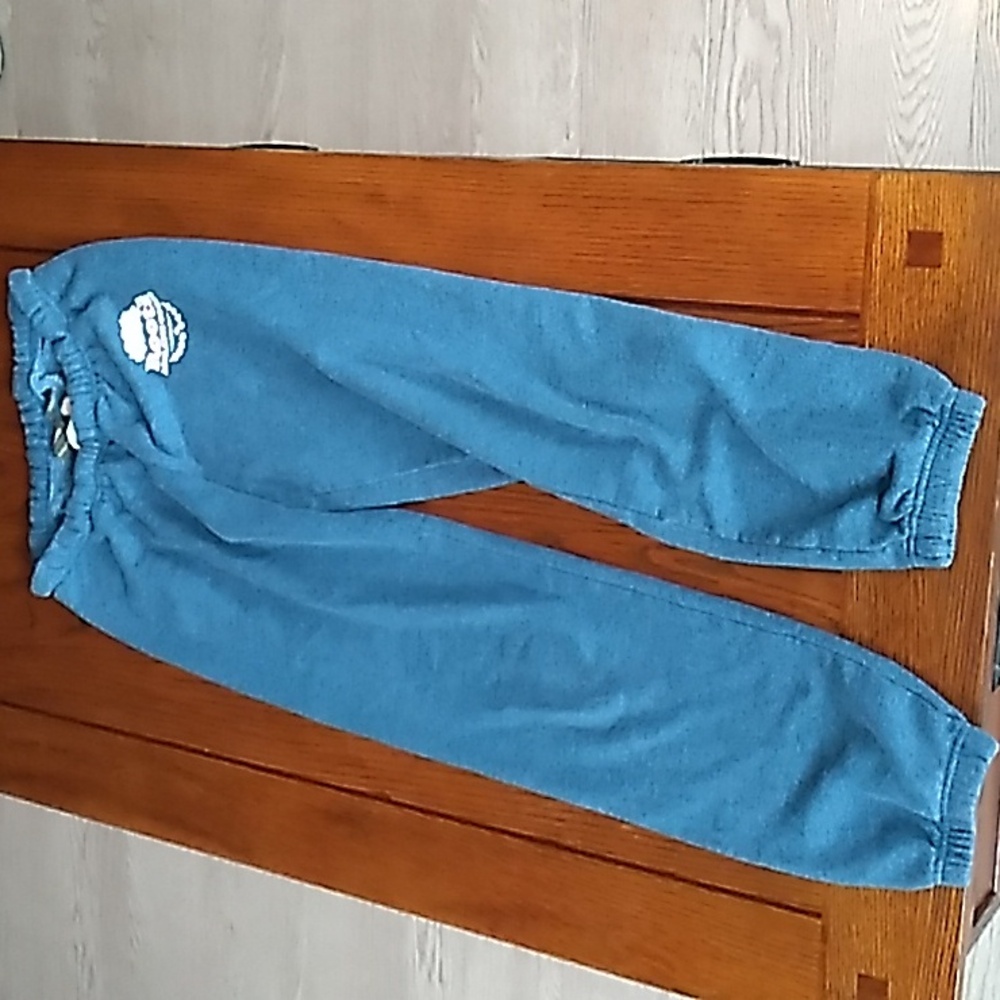 ROOTS Sz XS Teal Salt & Pepper Original Track Pants EUC #158
